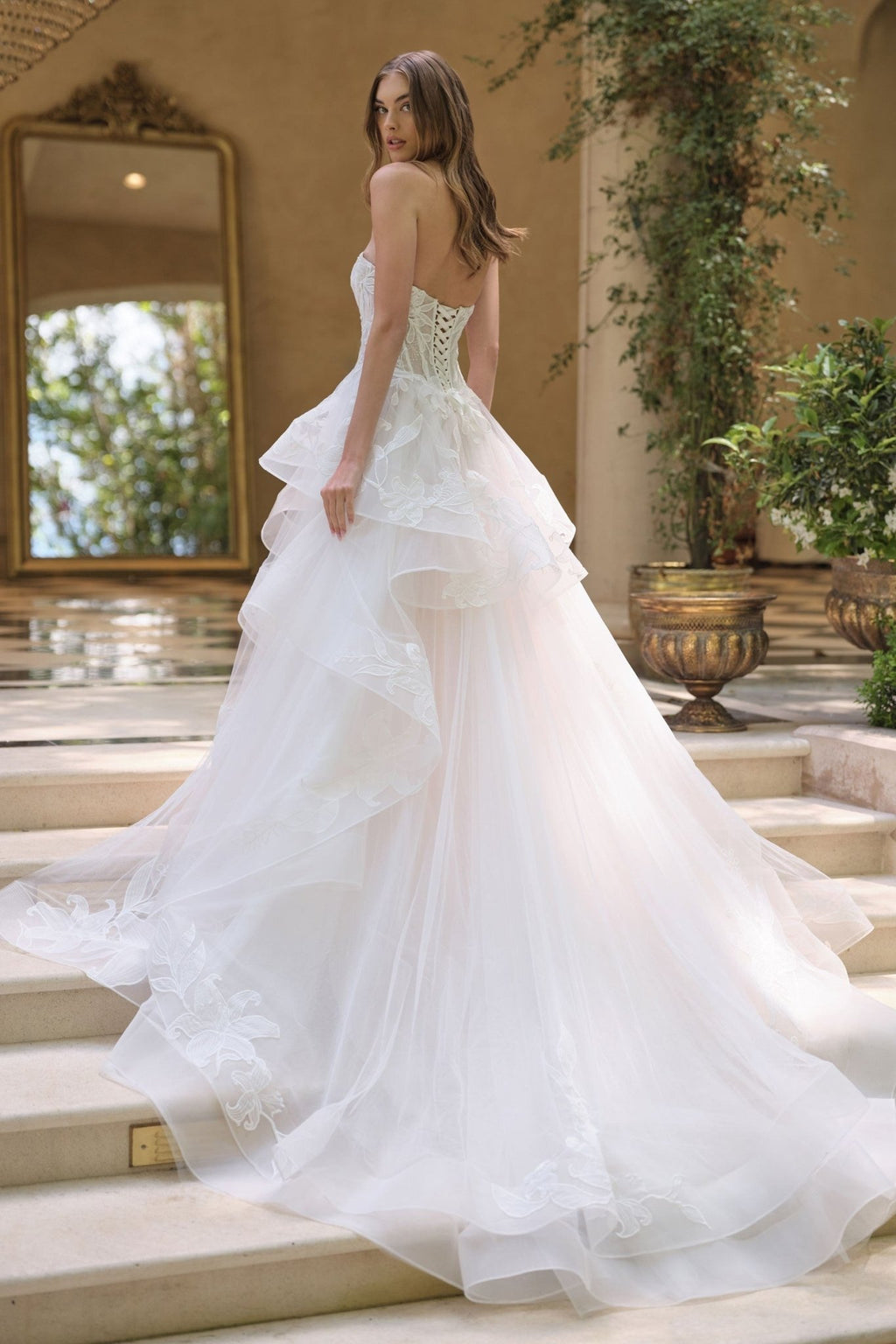 Andrea & Leo WL059 Strapless A-Line Wedding Ball Gown - Luzilly Bridal & Apparel