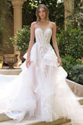 Andrea & Leo WL059 Strapless A-Line Wedding Ball Gown - Luzilly Bridal & Apparel