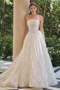 Andrea & Leo WL061 Timeless A-Line Strapless Wedding Gown - Luzilly Bridal & Apparel