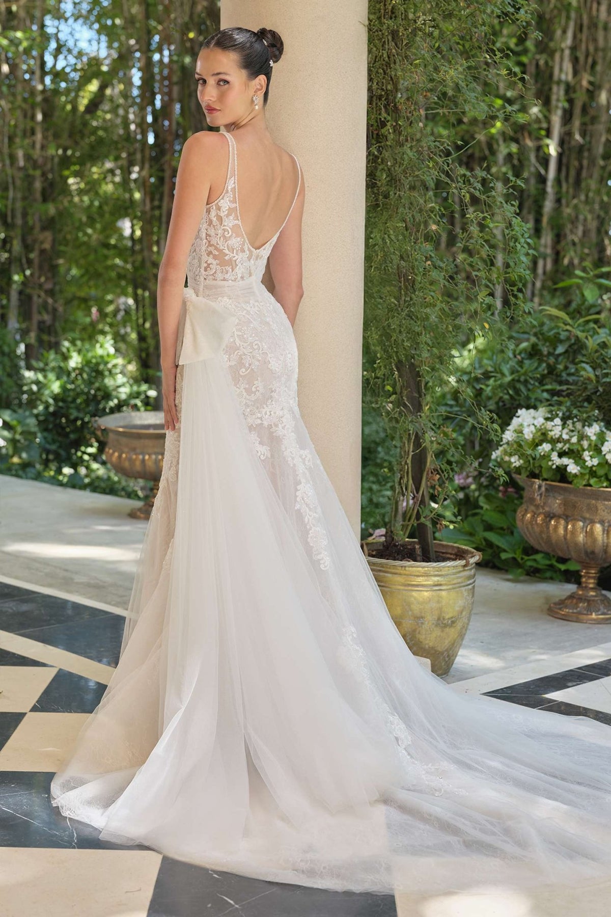 Andrea & Leo WL068 Fitted Sweetheart Embroidered Lace Mermaid Dress - Luzilly Bridal & Apparel