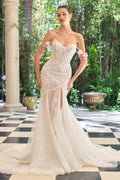 Andrea & Leo WL099 Romantic Fitted Wedding Gown Off Shoulder - Luzilly Bridal & Apparel