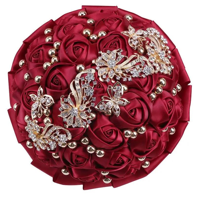 Artificial Bridal Bouquet in Nine Colors - Luzilly Bridal & Apparel
