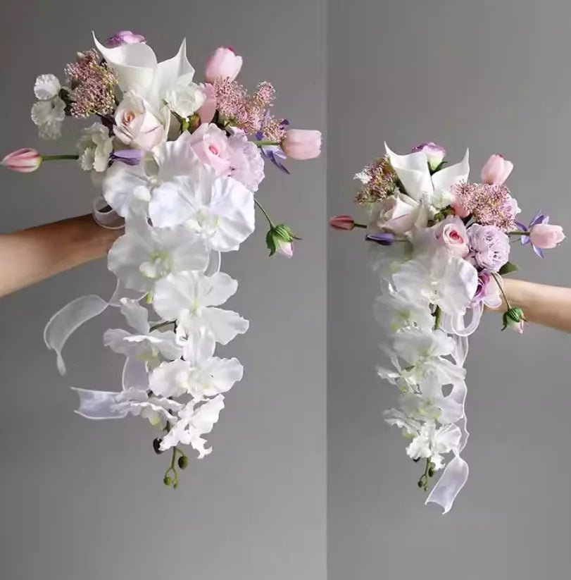 Artificial Bridal Holding Bouquet - Luzilly Bridal & Apparel