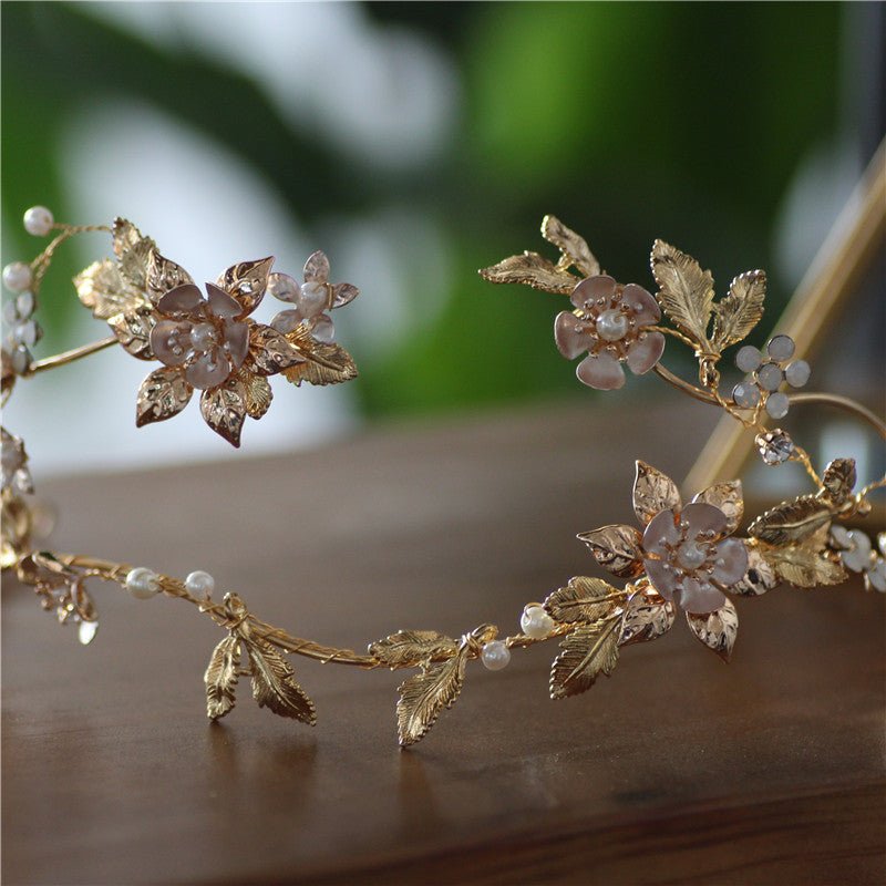 Asymmetric Handmade Bridal Crown - Luzilly Bridal & Apparel