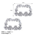 Austrian Crystal and Pearl Bridal Shoe Clips - Luzilly Bridal & Apparel