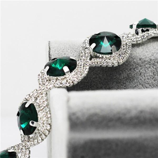 Austrian Crystal Bridal Jewelry Set - Luzilly Bridal & Apparel