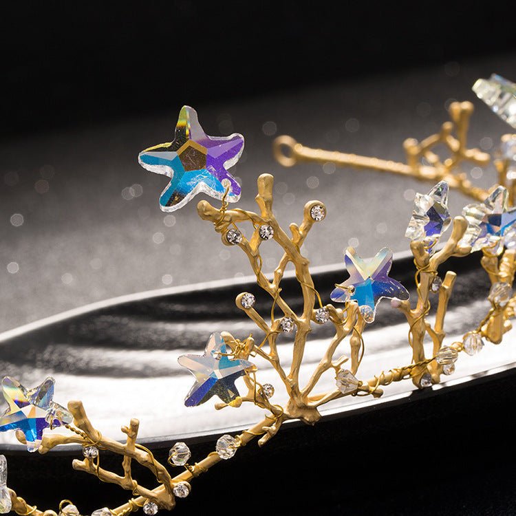 Baroque Rhinestone Bridal Crown - Luzilly Bridal & Apparel