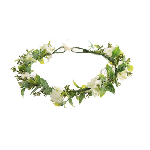 Beach vacation photo wreath headdress bride bridesmaid headdress headdress flower - Luzilly Bridal & Apparel