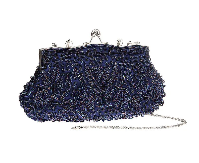 Beaded Retro Evening Clutch - Luzilly Bridal & Apparel