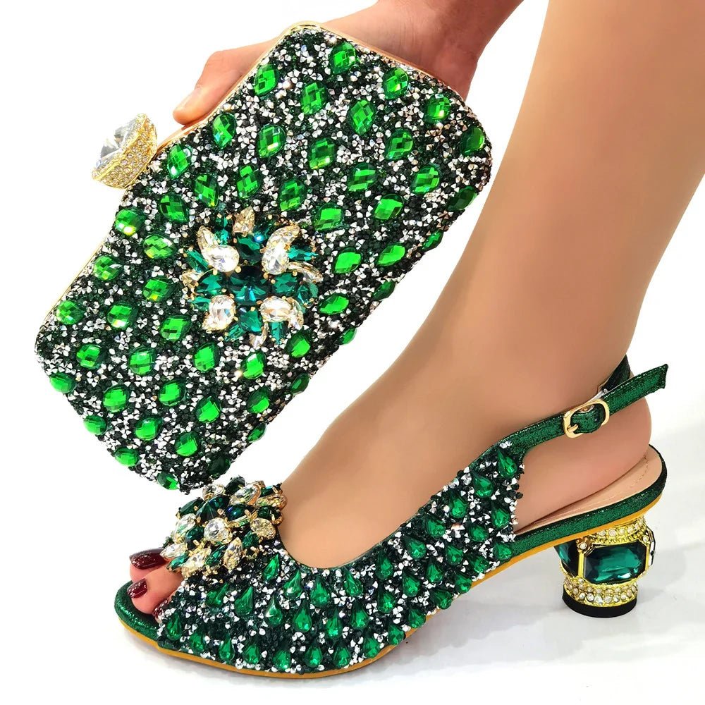 Beautiful Italian Shoes And Bag Sets EDT56 - Luzilly Bridal & Apparel