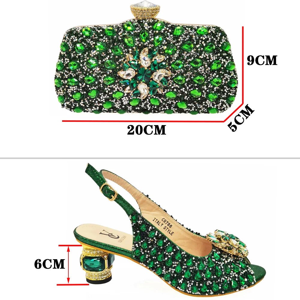 Beautiful Italian Shoes And Bag Sets EDT56 - Luzilly Bridal & Apparel