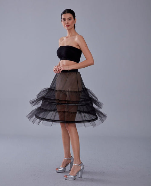 Black Petticoat Skirt - Luzilly Bridal & Apparel