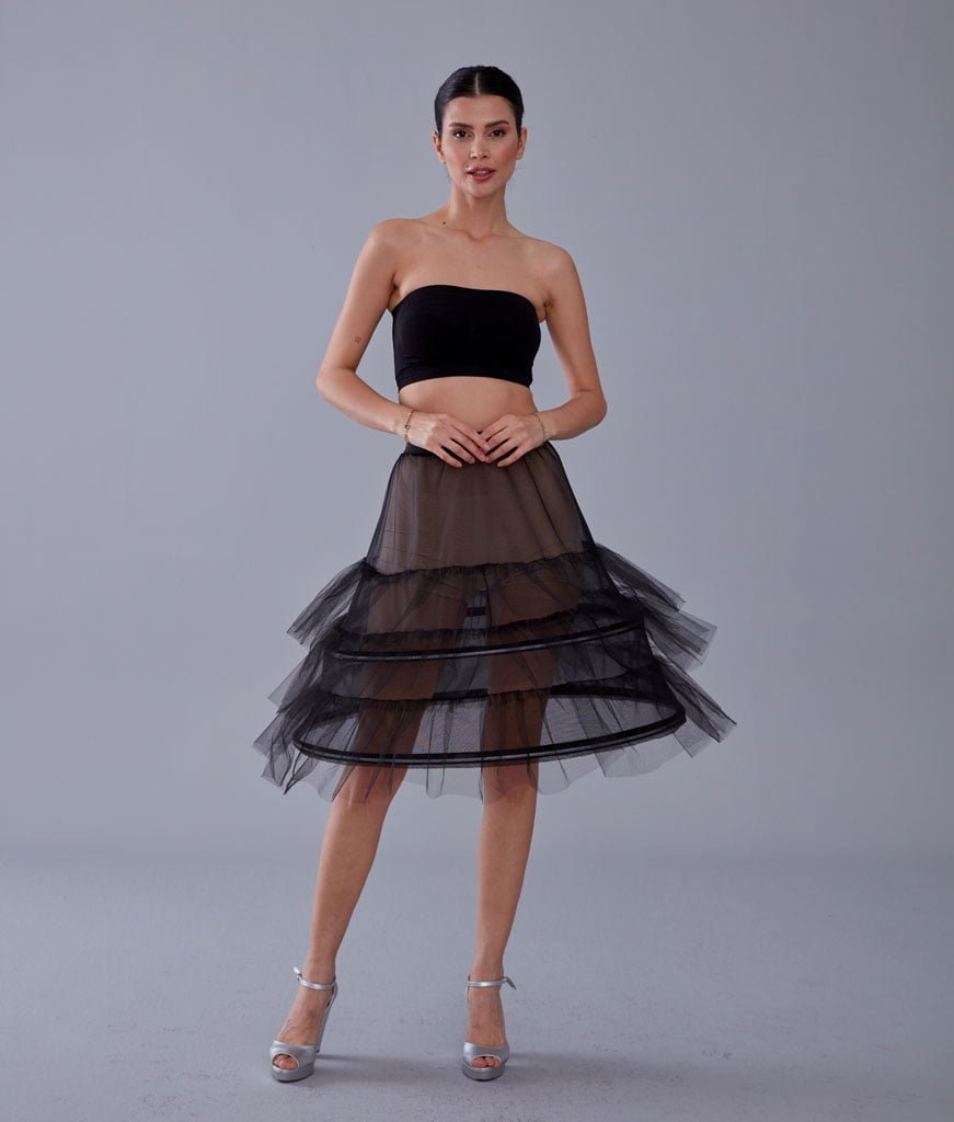 Black Petticoat Skirt - Luzilly Bridal & Apparel