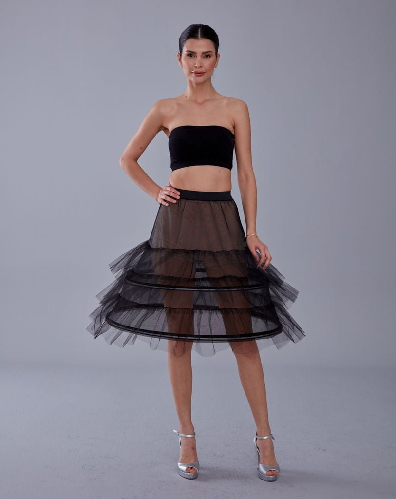 Black Petticoat Skirt - Luzilly Bridal & Apparel