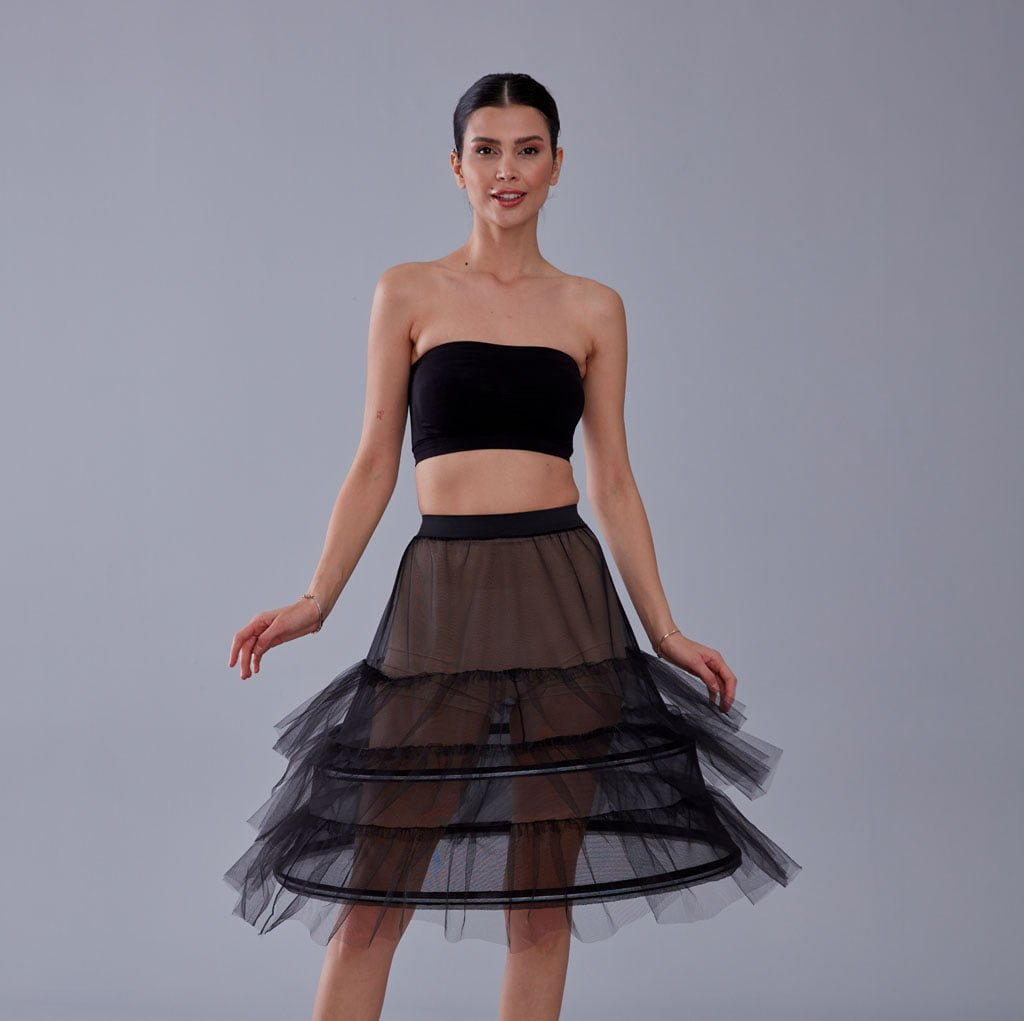 Black Petticoat Skirt - Luzilly Bridal & Apparel