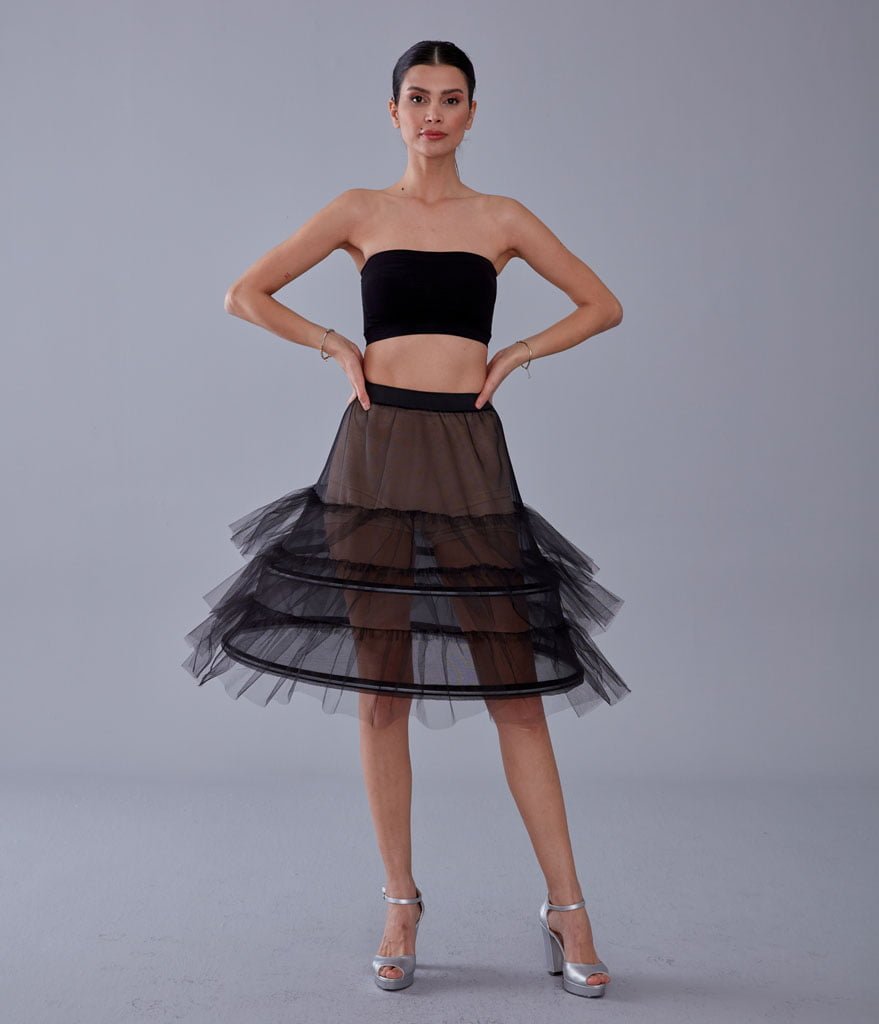 Black Petticoat Skirt - Luzilly Bridal & Apparel