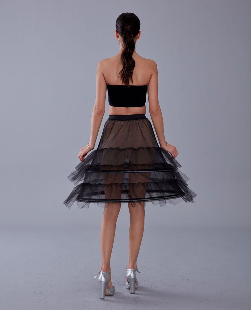 Black Petticoat Skirt - Luzilly Bridal & Apparel
