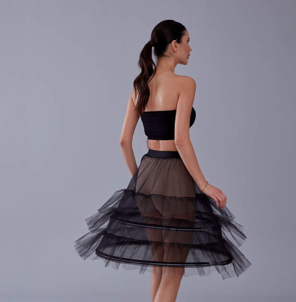 Black Petticoat Skirt - Luzilly Bridal & Apparel