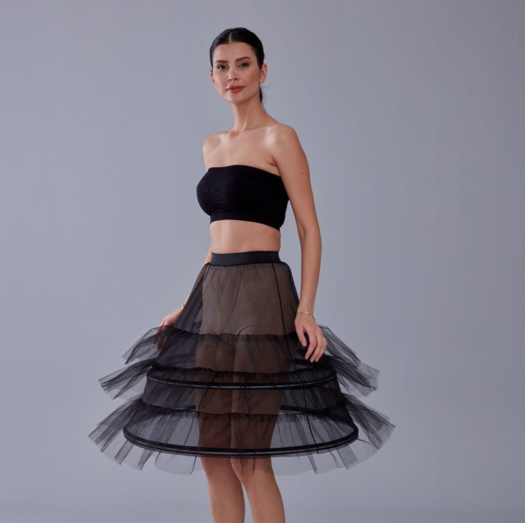 Black Petticoat Skirt - Luzilly Bridal & Apparel