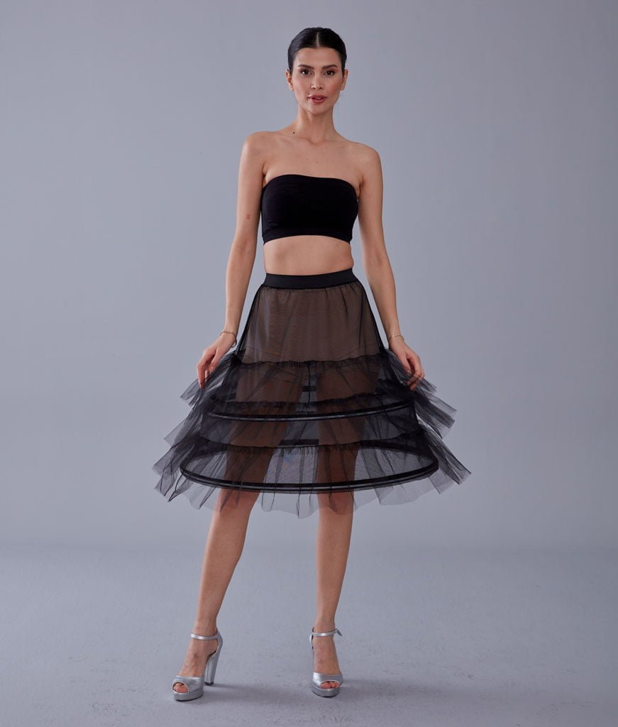Black Petticoat Skirt - Luzilly Bridal & Apparel