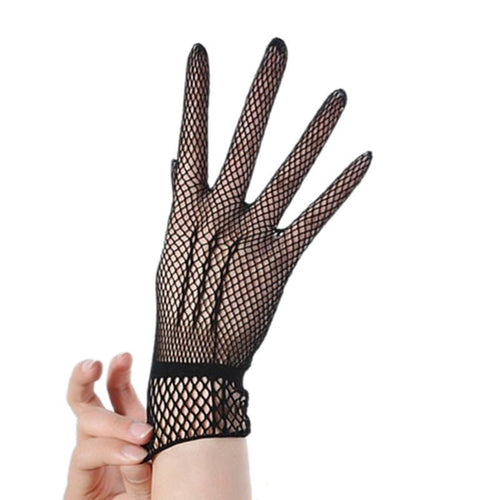 Black White Etiquette Gloves Wedding Dress Gloves - Luzilly Bridal & Apparel