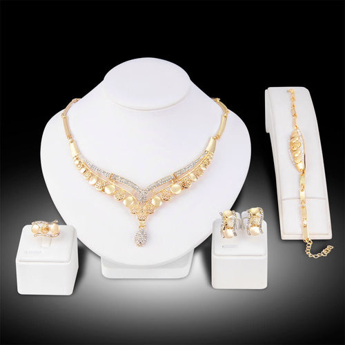 Bold Statement Bridal Jewelry Set - Luzilly Bridal & Apparel