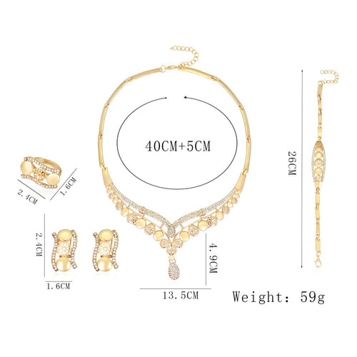 Bold Statement Bridal Jewelry Set - Luzilly Bridal & Apparel