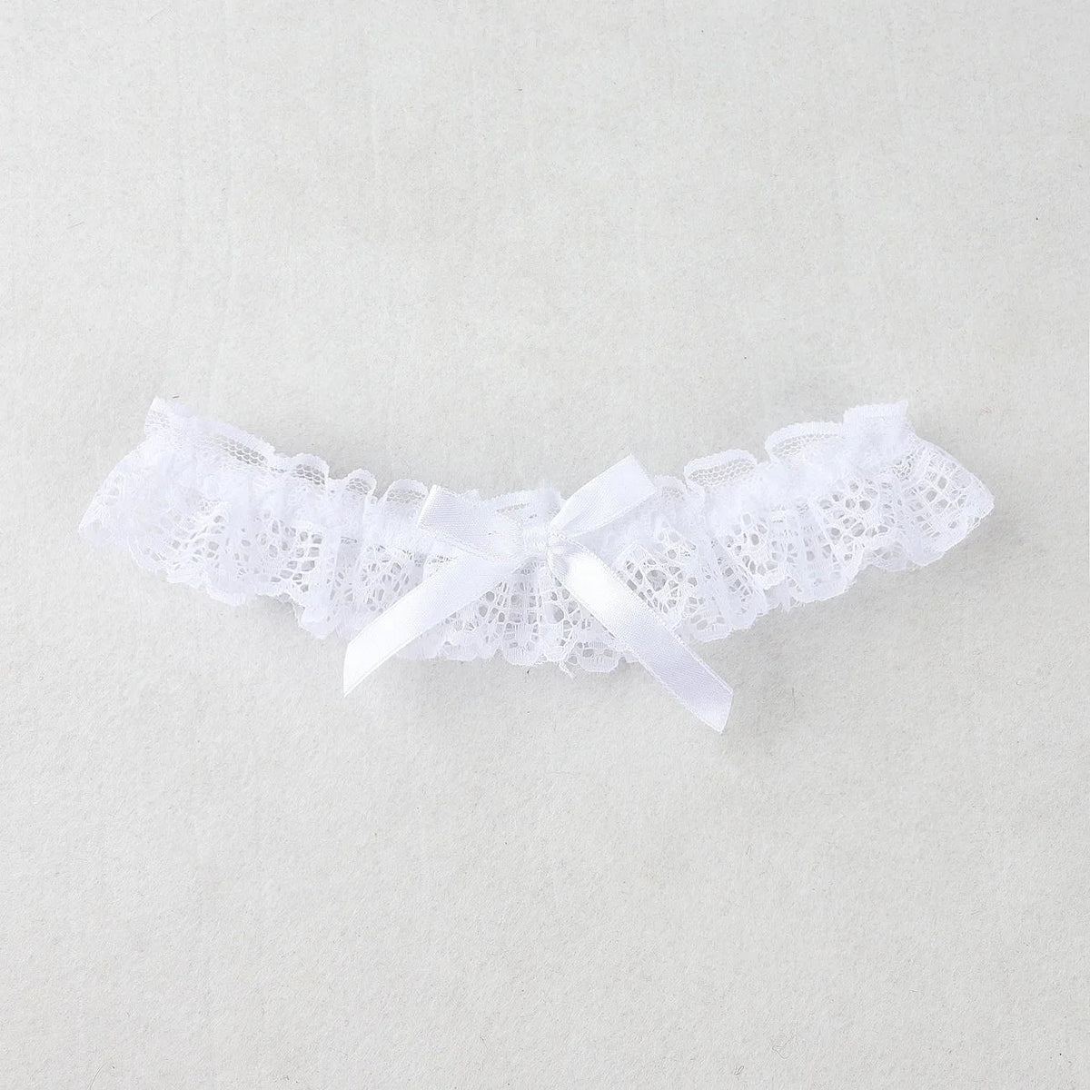 Bow Floral Lace Bridal Garter - Luzilly Bridal & Apparel