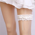 Bow Floral Lace Bridal Garter - Luzilly Bridal & Apparel