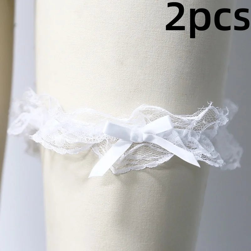 Bow Lace Bridal Toss Garter - Luzilly Bridal & Apparel