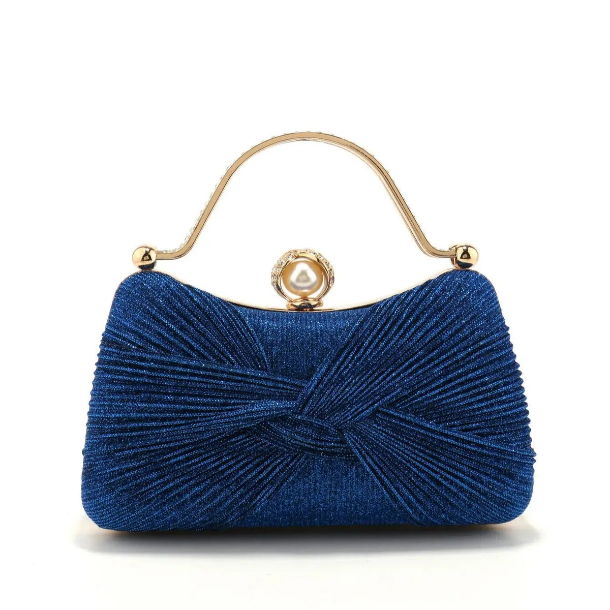 Bow Sequined Evening Clutch - Luzilly Bridal & Apparel