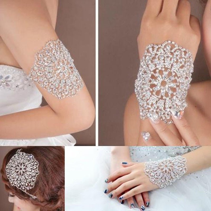 Bracelet Arm Wedding Jewelry Wedding Jewelry - Luzilly Bridal & Apparel