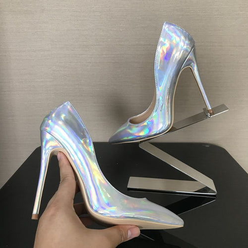 Brand Shoes Woman High Heels Women Shoes Shoes For Women Sexy High Heels 12cm/10cm/8cm Leather Wedding Shoes - Luzilly Bridal & Apparel