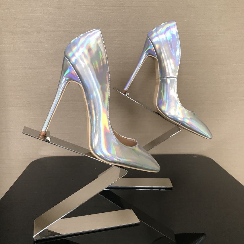Brand Shoes Woman High Heels Women Shoes Shoes For Women Sexy High Heels 12cm/10cm/8cm Leather Wedding Shoes - Luzilly Bridal & Apparel