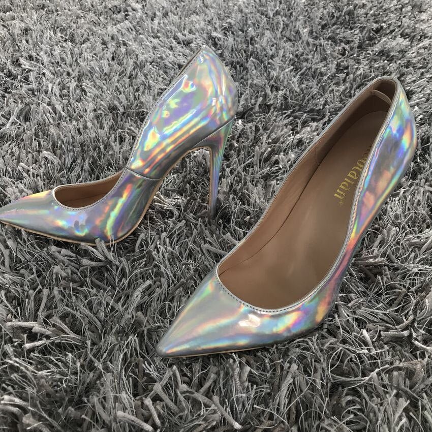 Brand Shoes Woman High Heels Women Shoes Shoes For Women Sexy High Heels 12cm/10cm/8cm Leather Wedding Shoes - Luzilly Bridal & Apparel