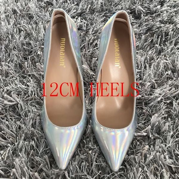 Brand Shoes Woman High Heels Women Shoes Shoes For Women Sexy High Heels 12cm/10cm/8cm Leather Wedding Shoes - Luzilly Bridal & Apparel
