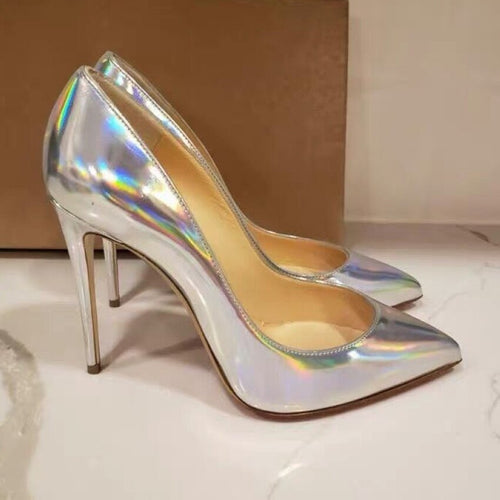 Brand Shoes Woman High Heels Women Shoes Shoes For Women Sexy High Heels 12cm/10cm/8cm Leather Wedding Shoes - Luzilly Bridal & Apparel