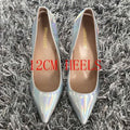 Brand Shoes Woman High Heels Women Shoes Shoes For Women Sexy High Heels 12cm/10cm/8cm Leather Wedding Shoes - Luzilly Bridal & Apparel