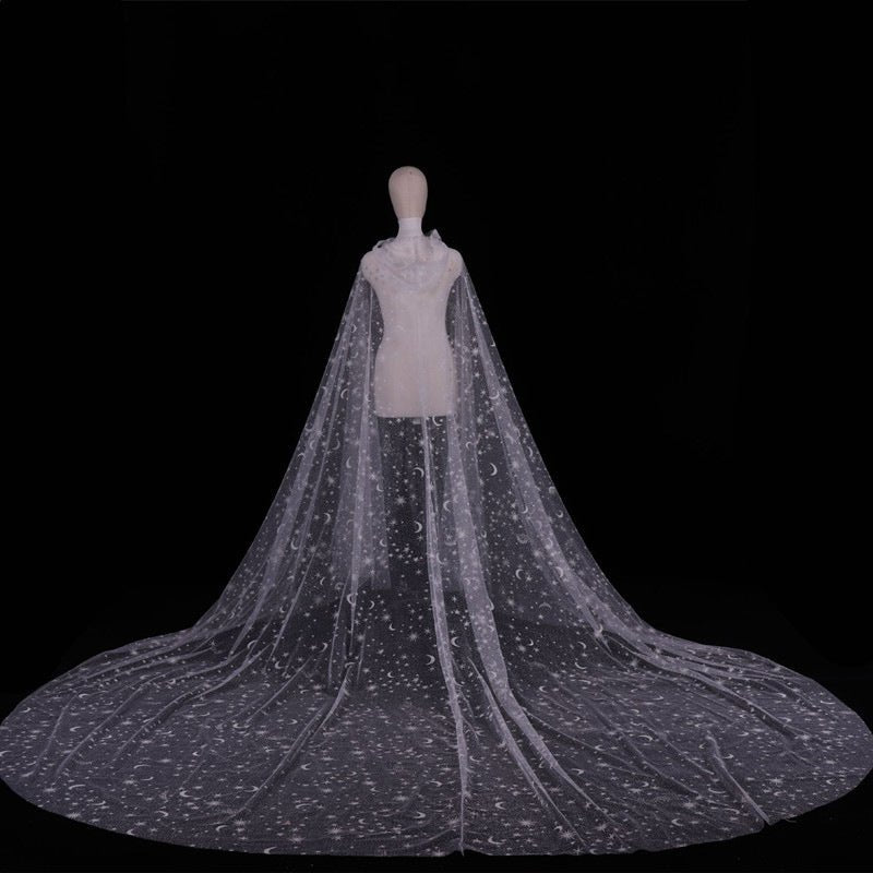 Bridal Fashion Simple Solid Color Pattern Type Veil - Luzilly Bridal & Apparel