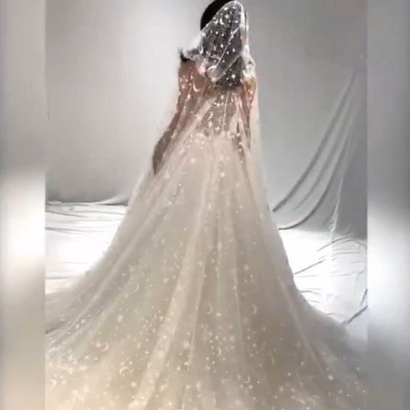 Simple Solid Veil - Luzilly Bridal & Apparel