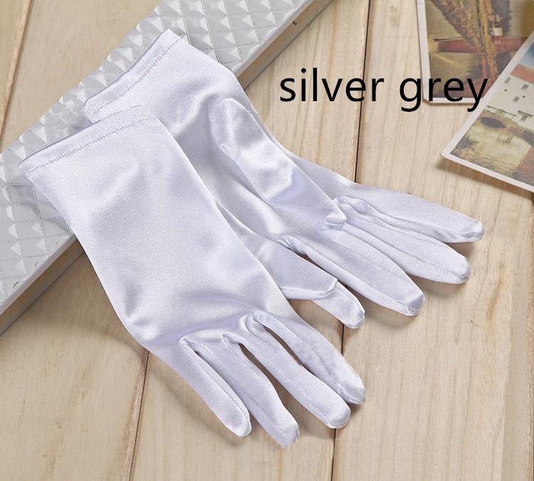 Bridal Gloves Women's Wedding Bow Short - Luzilly Bridal & Apparel