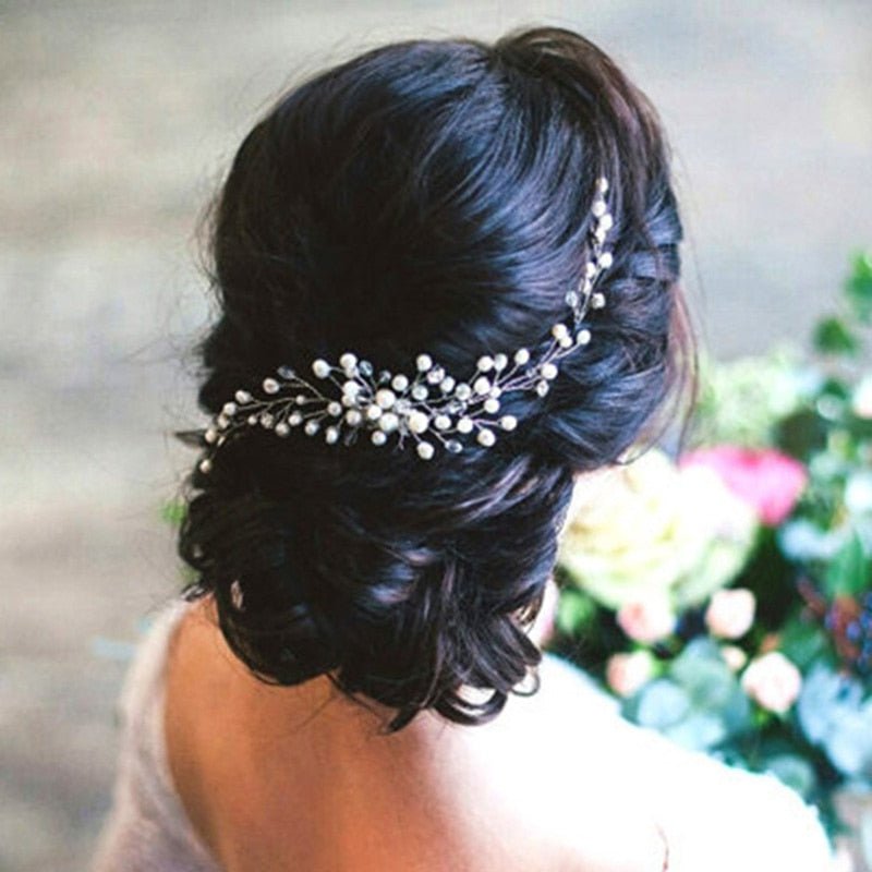 Bridal Hair Ornaments Fashion Hairwear Wedding Hair Accessories Comb for Hair Women Girl Headpiece Headdress Head Decoration Pin - Luzilly Bridal & Apparel