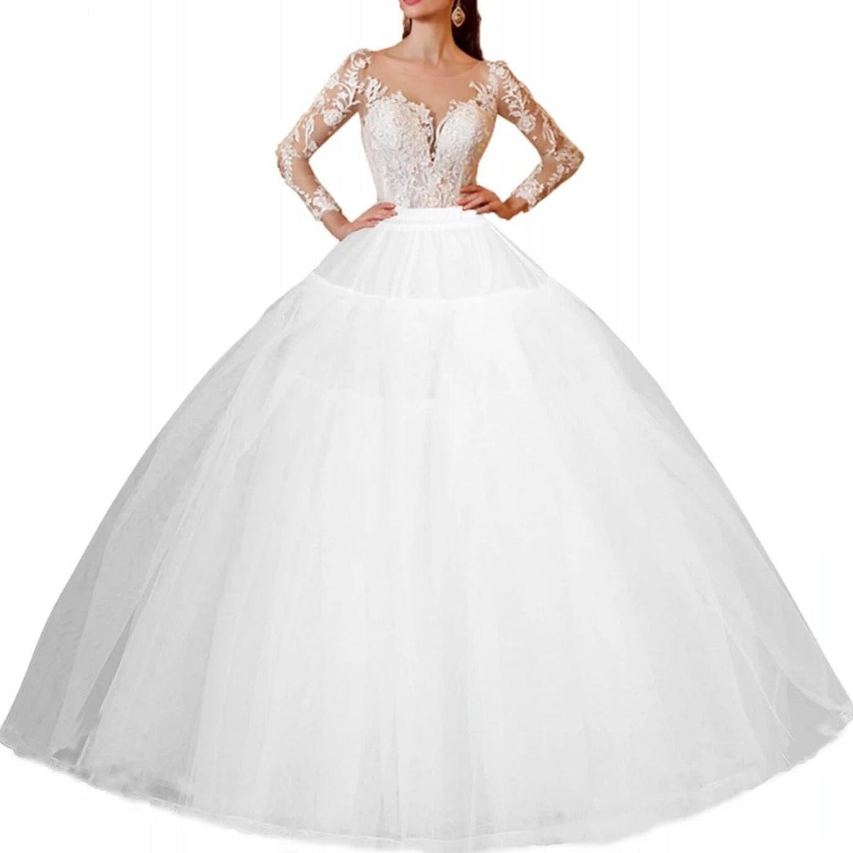 Bridal Hoop Petticoat Underskirt - Luzilly Bridal & Apparel