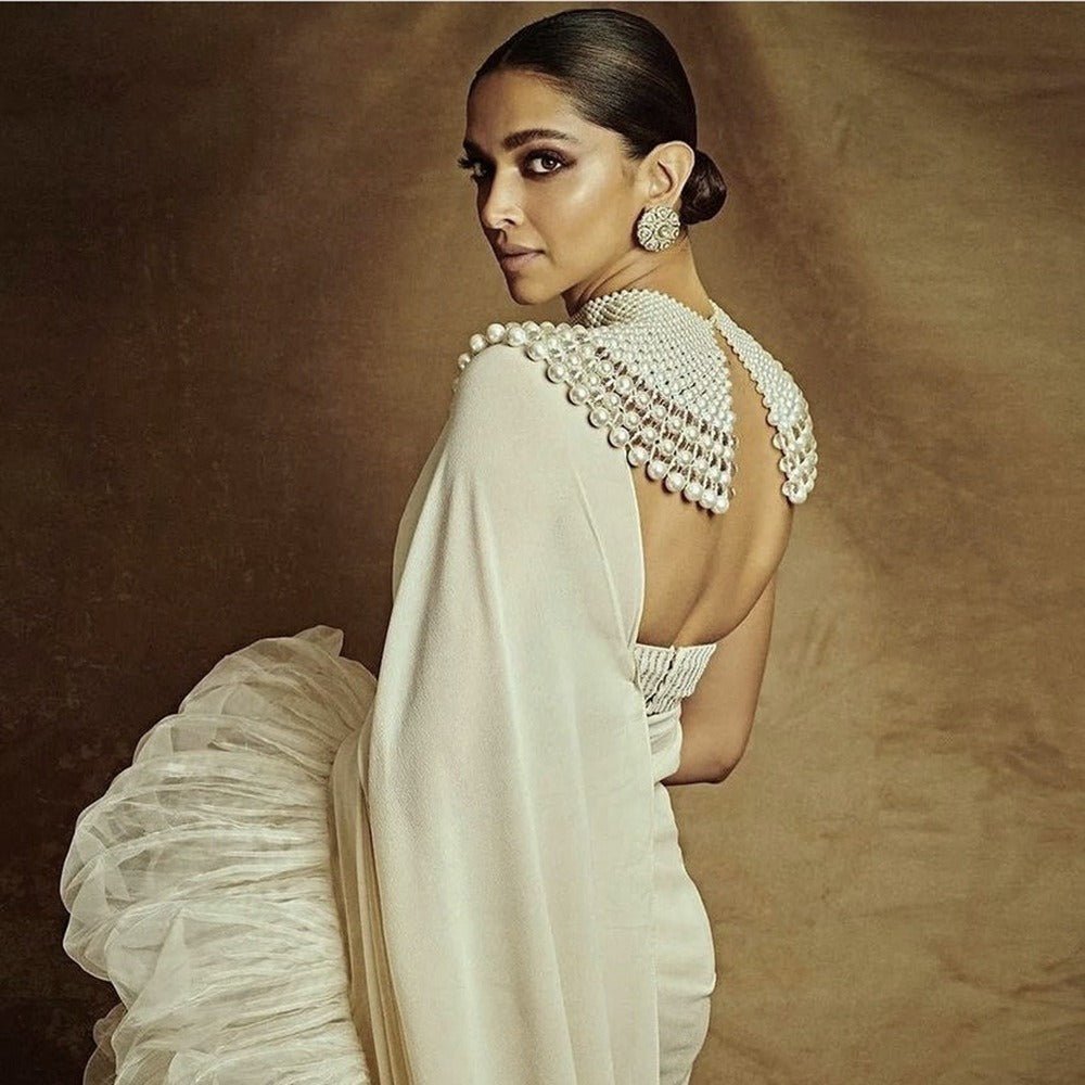 Bridal Shoulder Necklace Fashion Body Chain Pearls Beaded Women Layered Choker Wedding Accessories - Luzilly Bridal & Apparel