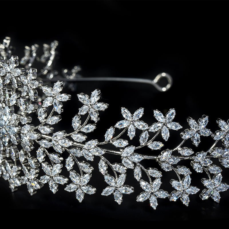 Bridal Tiara Princess Wedding Dress Headband - Luzilly Bridal & Apparel