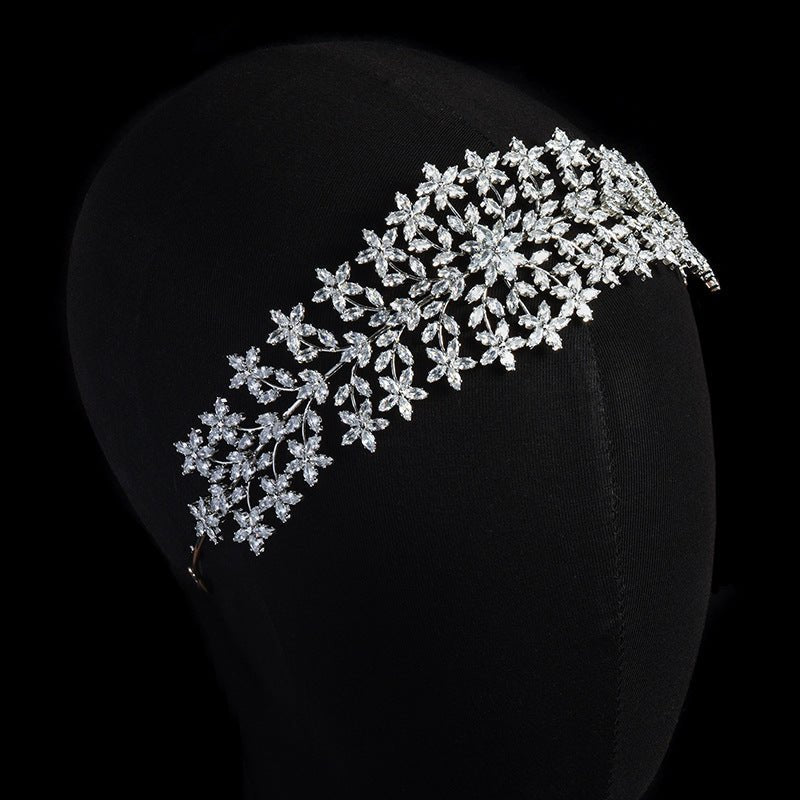 Bridal Tiara Princess Wedding Dress Headband - Luzilly Bridal & Apparel