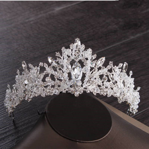 Bridal Tiara White Wedding Dress Birthday - Luzilly Bridal & Apparel