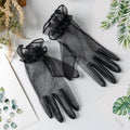 Bridal Wedding Dress Evening Gown Gloves Ruffle - Luzilly Bridal & Apparel
