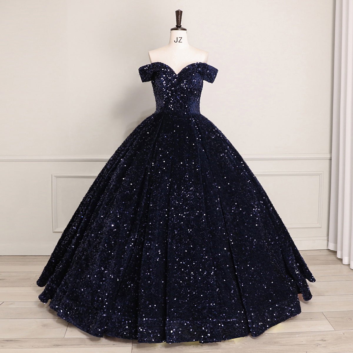 Bridal Wedding Dress Women's Sequined Ball Show Dress - Luzilly Bridal & Apparel