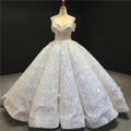 Bridal Wedding Dress Women's Sequined Ball Show Dress - Luzilly Bridal & Apparel